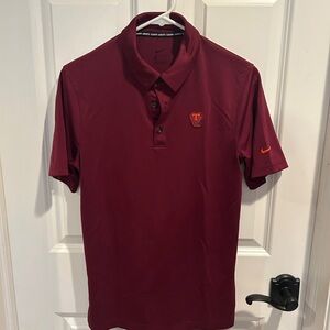 Nike Men's Burgundy Golf Polo Shirt